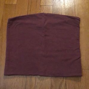 Brandy Melville maroon tube top